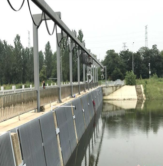 常青泵站二期土建工程，攔污柵橋、撈草機(jī)